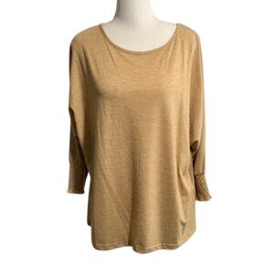 Dokotoo Women's  Fashion Tops 3/4 Sleeve T-Shirts Cute Crewneck Basic Busine